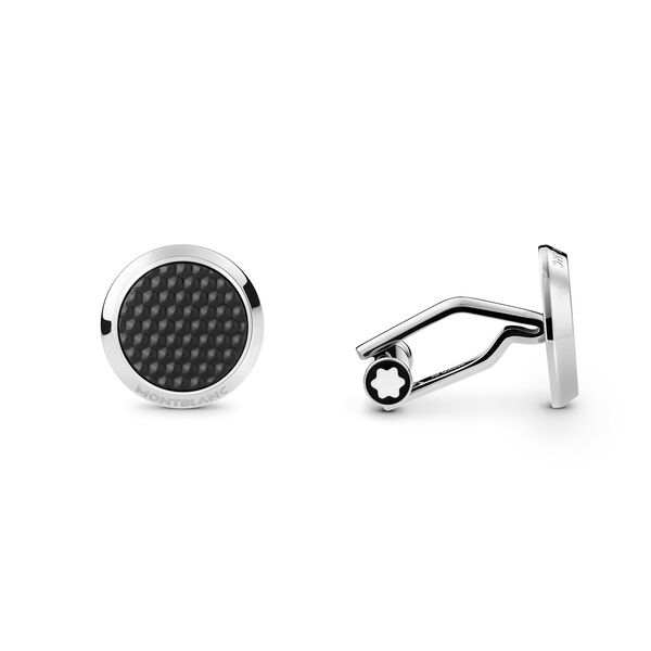Meisterst&uuml;ck Stainless Steel and Lacquer Cufflinks
